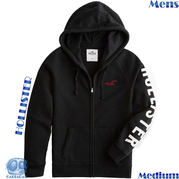 Hollister Other - Hollister Men's Medium Black Hoodie Sweatshirt